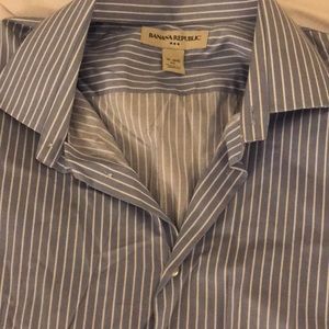 Long sleeve Banana Republic button down shirt.